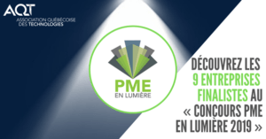 AQT - Concours PME en lumière - 9 finalistes